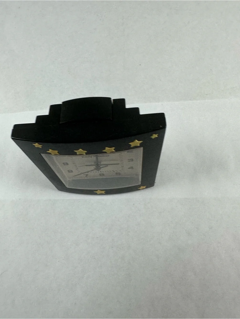 Timex Black and Gold Star Table- Alarm Clock - Easy Reader